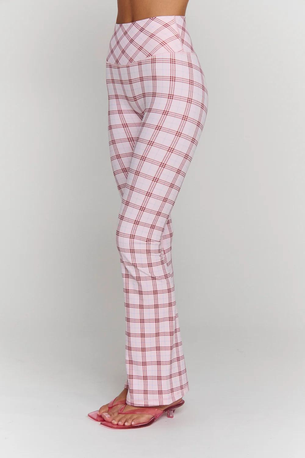Astoria Airvíve Autograph Flare Legging - Princess Pink Plaid - Image 5