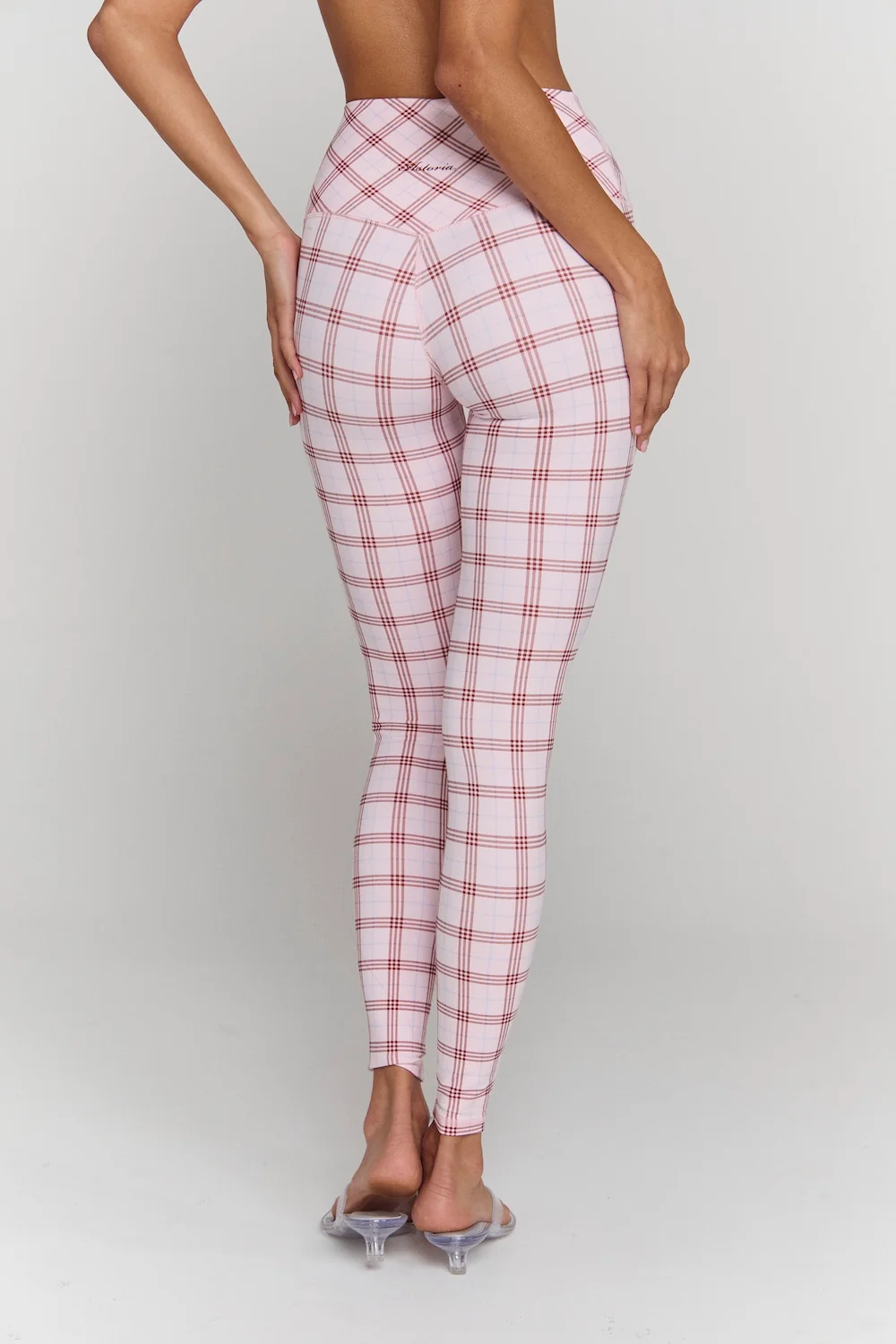 Astoria Airvíve Autograph Legging - Princess Pink Plaid - Image 2