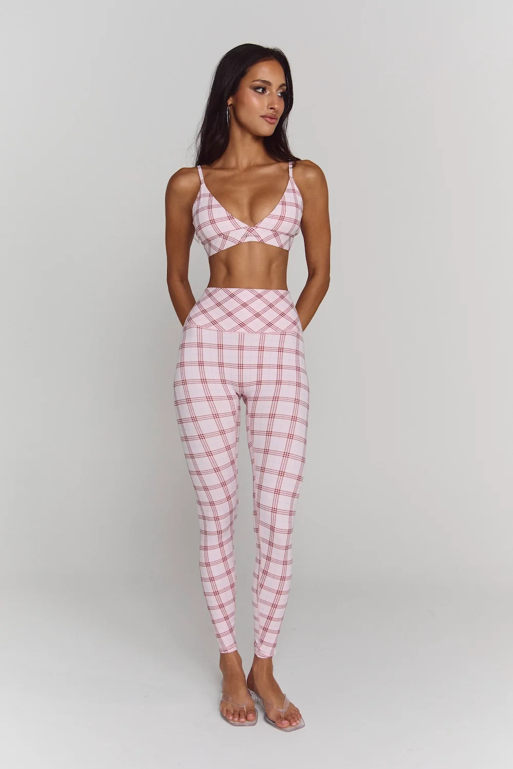 Astoria Airvíve Autograph Legging - Princess Pink Plaid - Image 4