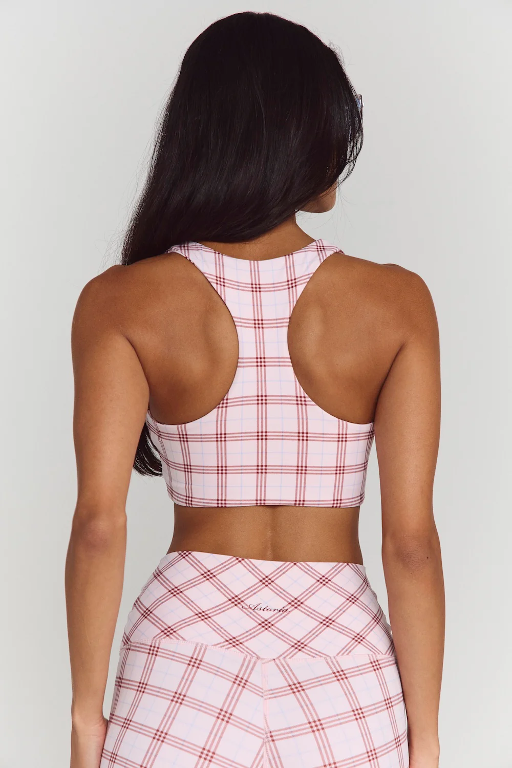 Astoria Airvíve Autograph Micro Short - Princess Pink Plaid - Image 4