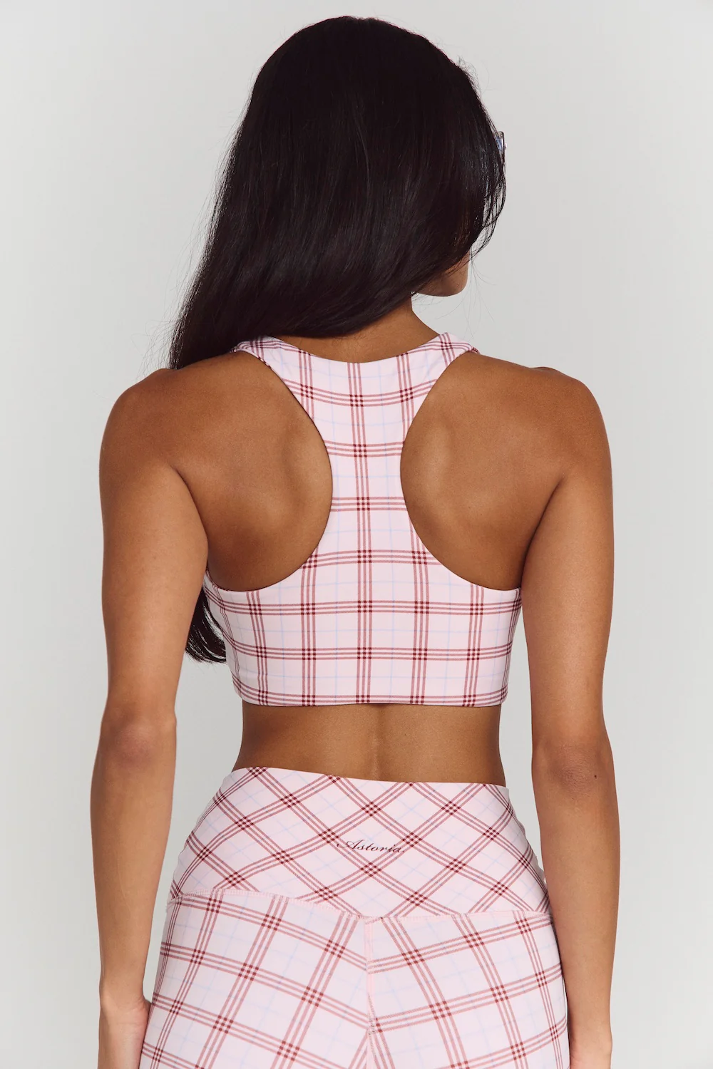 Astoria Airvíve Autograph Sports Bra - Princess Pink Plaid - Image 2