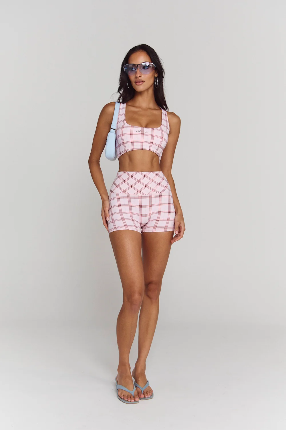 Astoria Airvíve Autograph Sports Bra - Princess Pink Plaid - Image 5