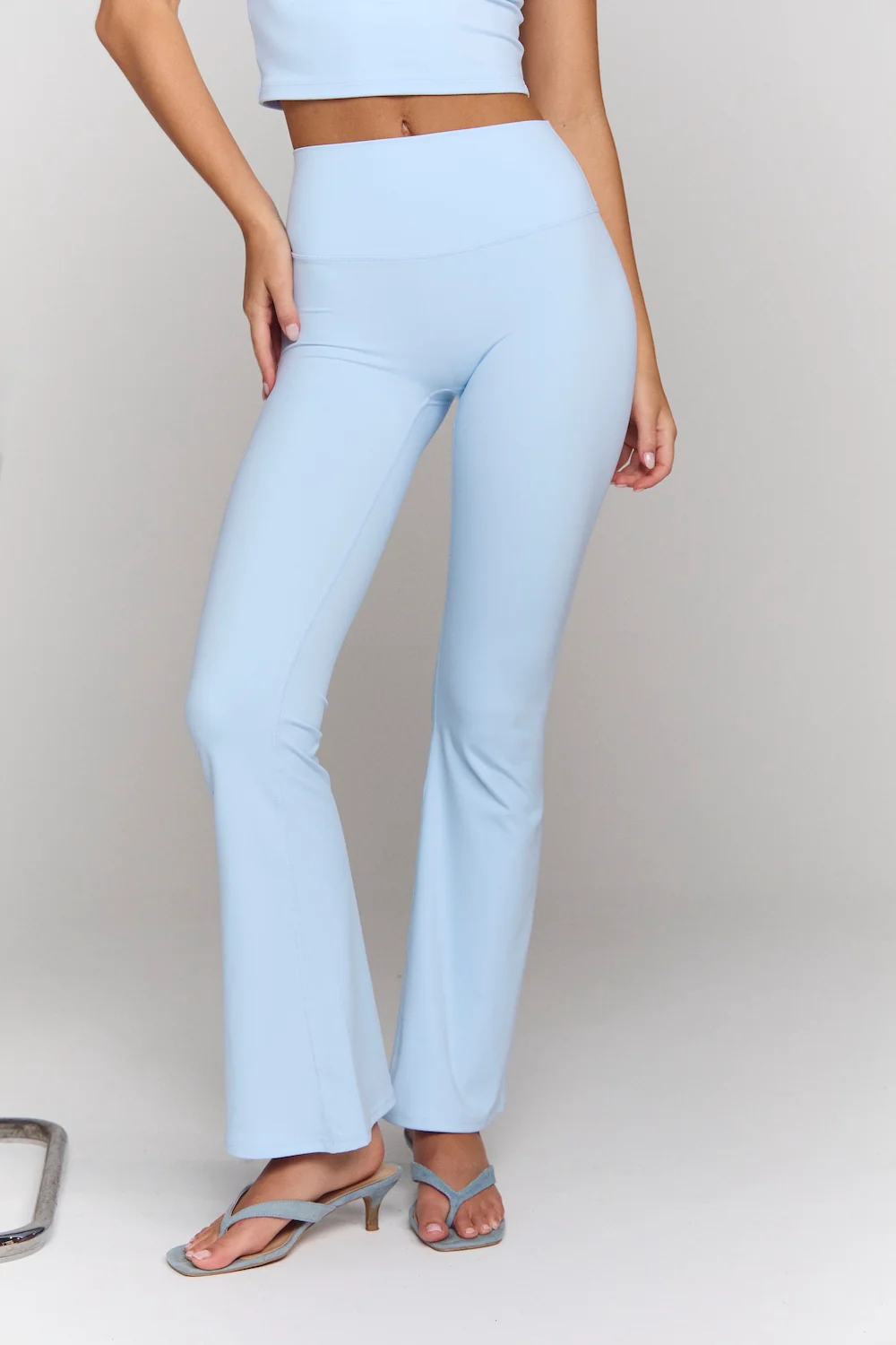 Astoria Airvíve Rhinestone Flare Legging - Laguna Blue - Image 2