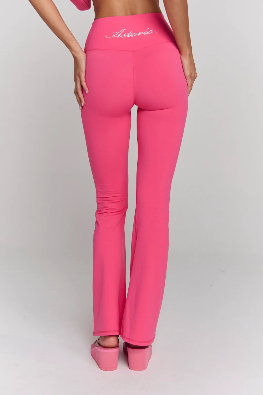 Astoria Airvíve Rhinestone Flare Legging - Popstar Pink