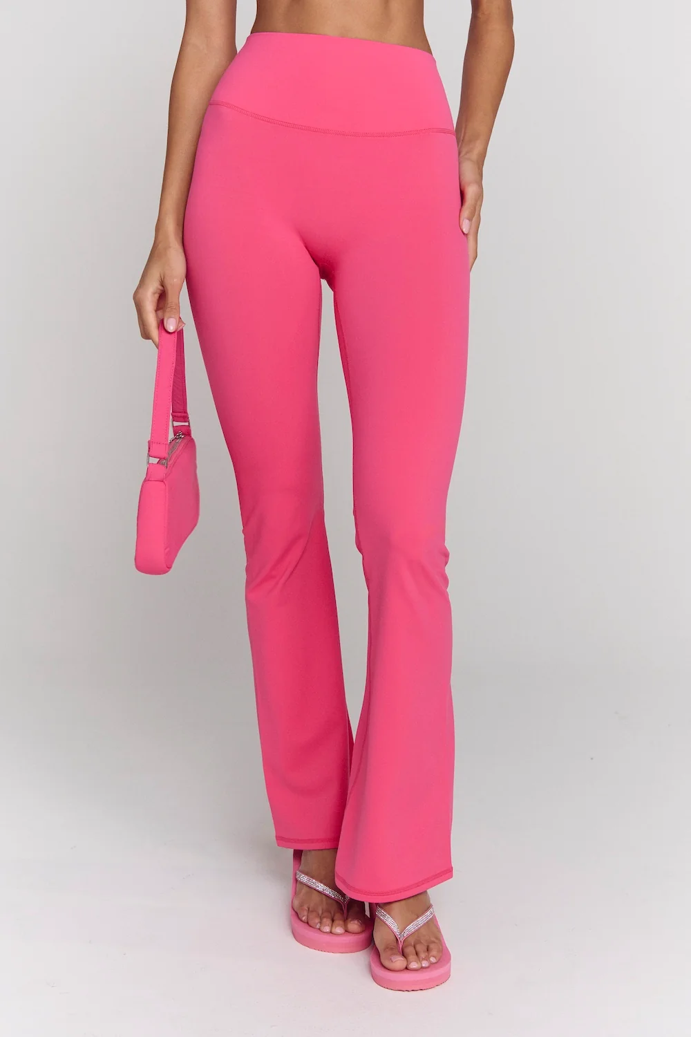 Astoria Airvíve Rhinestone Flare Legging - Popstar Pink - Image 6
