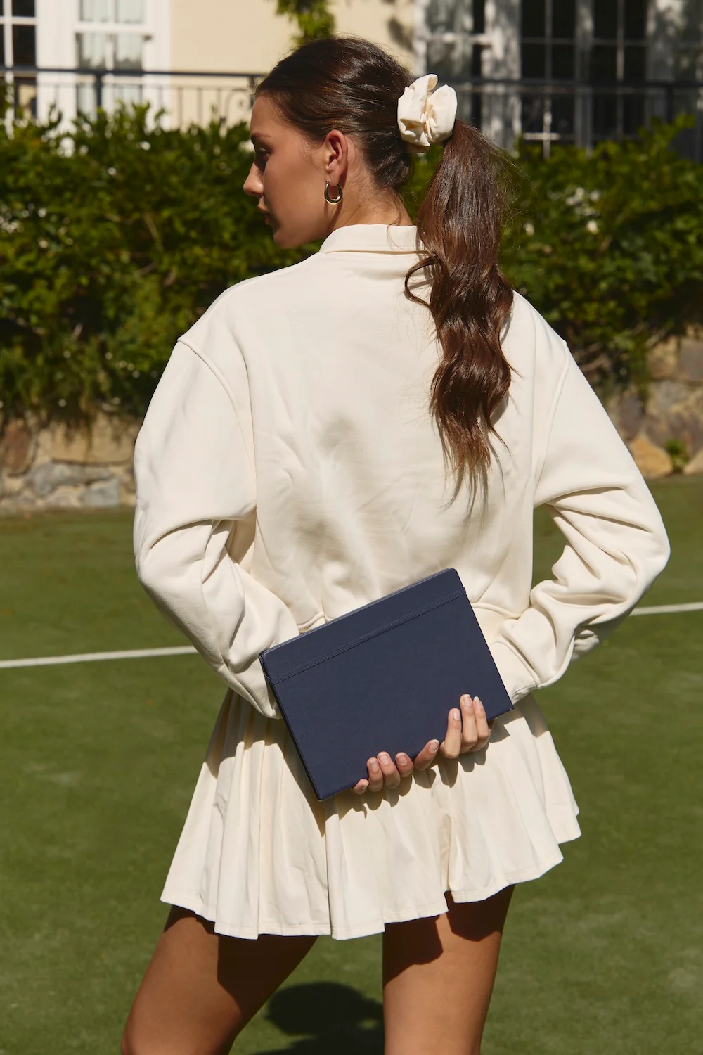Astoria Airvíve Varsity Pleated Skort - Cream - Image 10
