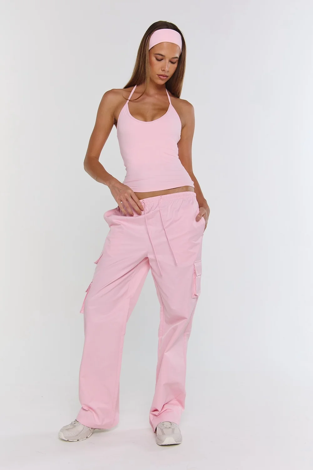 Astoria Cargo Pant - Sweetheart Pink - Image 4