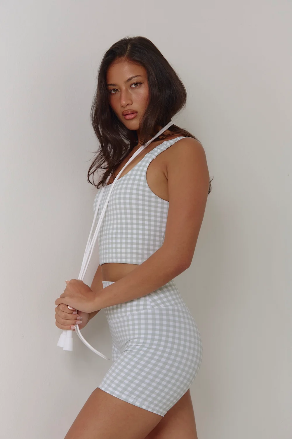 Astoria LUXE BALANCE Short - Jade Gingham - Image 2