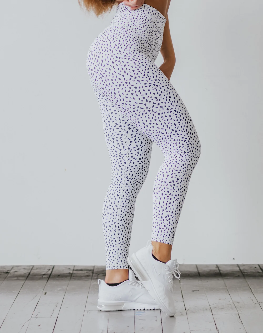 Astoria LUXE IGNITE Full Length Legging - White Speckle - Image 3