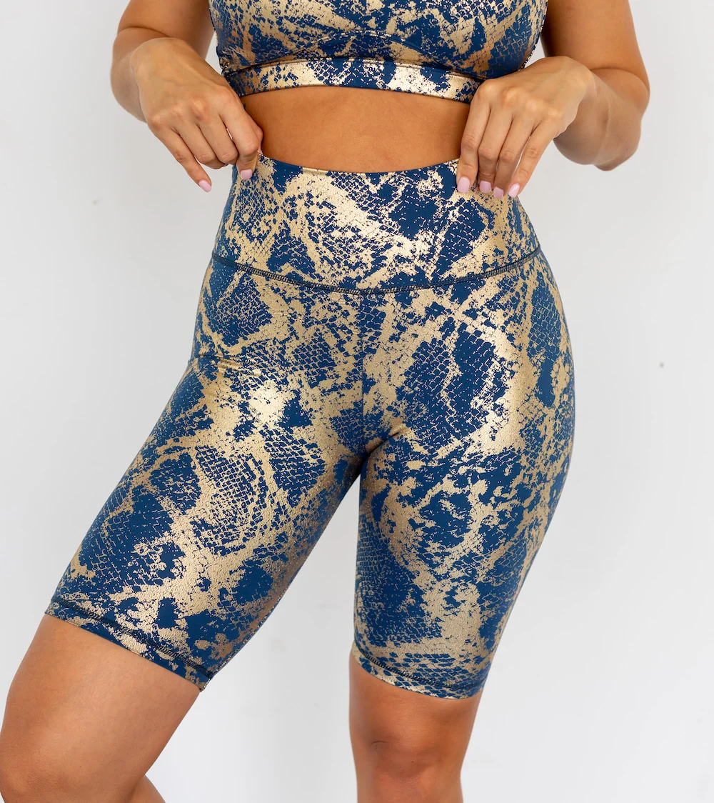 Astoria LUXE METALLIC Series Short - Navy/Gold - Image 3